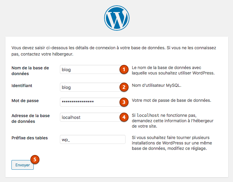 Wordpress configuration 2